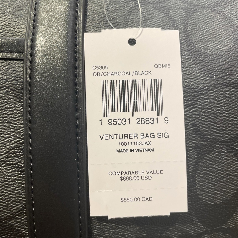NWT！COACH VENTURER BAG IN SIGNATURE CANVAS (COACH C5305) fast shipping - Picture 3 of 15
